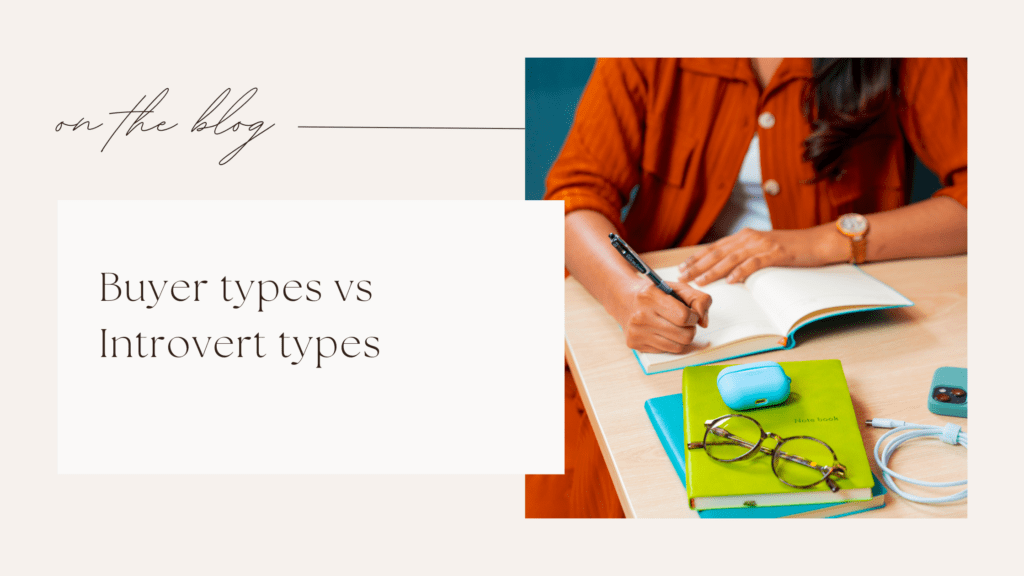 Buyer types vs Introvert types